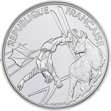 Francia, 100 Francs, Albertville - Ski acrobatique, 1990, Monnaie de Paris
