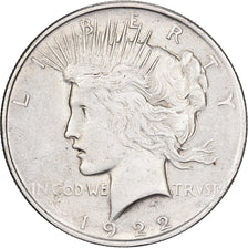 Stati Uniti, Dollar, Peace Dollar, 1922, Philadelphia, Argento, BB, KM:150