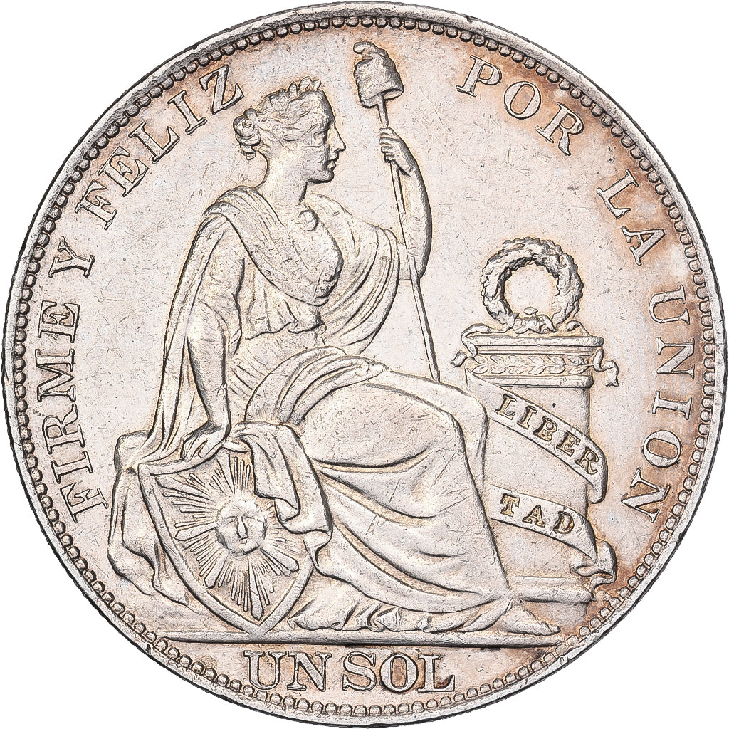 Frankreich, Sol, 1914, Lima, Silber, SS+, KM:196.27