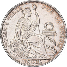 Frankreich, Sol, 1914, Lima, Silber, SS+, KM:196.27
