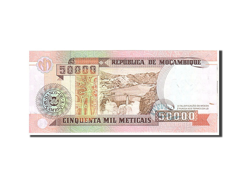 Banknote, Mozambique, 50,000 Meticais, 1993, 1993-06-16, KM:138, UNC(65-70)
