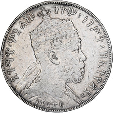 Etiopia, Menelik II, Birr, 1897, Paris, Argento, MB+, KM:5