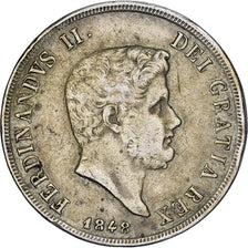 Kingdom of the Two Sicilies, NAPLES, Ferdinando II, 120 Grana, 1848, Argento