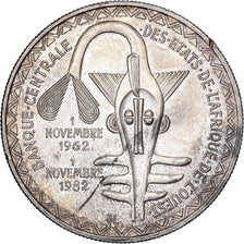 Stati dell'Africa occidentale, 5000 Francs, 1982, Argento, SPL-, KM:11