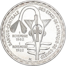 Stati dell'Africa occidentale, 5000 Francs, 1982, Argento, SPL, KM:11