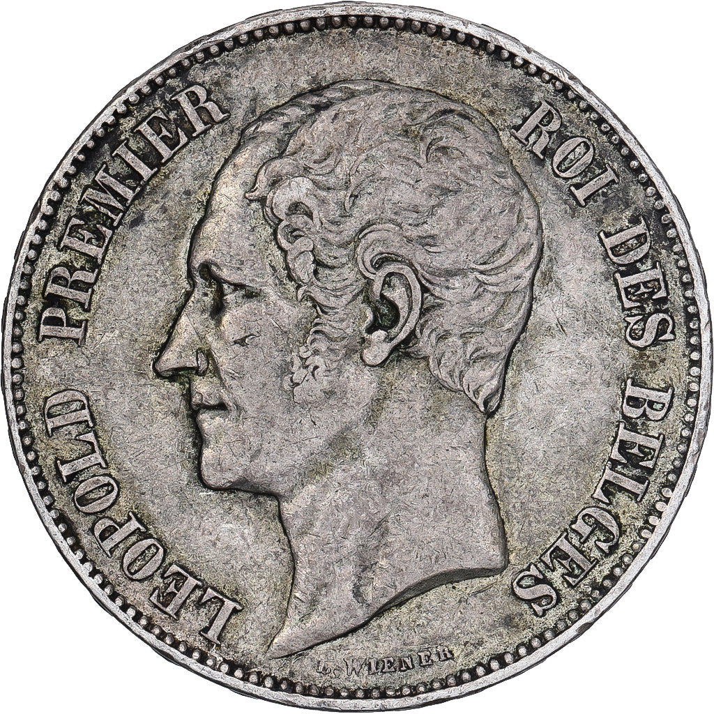 Belgien, Leopold I, 5 Francs, 5 Frank, 1849, Silber, S+, KM:17
