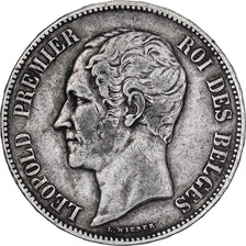 Belgique, Leopold I, 5 Francs, 5 Frank, 1852, Argent, TB+, KM:17