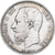 Bélgica, Leopold II, 5 Francs, 5 Frank, 1866, Plata, BC+, KM:24