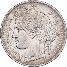 Frankreich, 5 Francs, Cérès, 1850, Strasbourg, Silber, S+, Gadoury:719