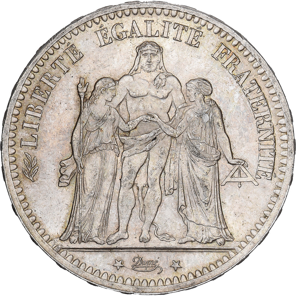 Francia, 5 Francs, Hercule, 1873, Paris, Argento, SPL-, Gadoury:745a, KM:820.1