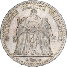 Francia, 5 Francs, Hercule, 1873, Paris, Argento, SPL-, Gadoury:745a, KM:820.1