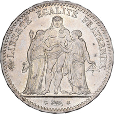 Frankreich, 5 Francs, Hercule, 1877, Paris, Silber, VZ, Gadoury:745a, KM:820.1