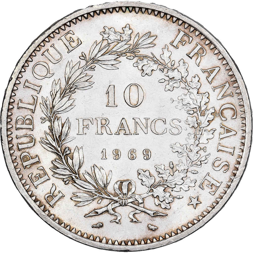 France, 10 Francs, Hercule, 1969, Paris, Argent, SPL, Gadoury:813, KM:932