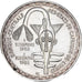 États de l'Afrique de l'Ouest, 5000 Francs, 1982, Argent, SUP+, KM:11