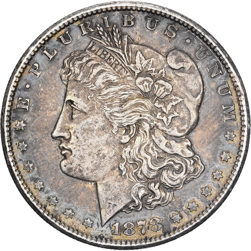 Stati Uniti, Dollar, Morgan Dollar, 1878, Carson City, Argento, BB+, KM:110