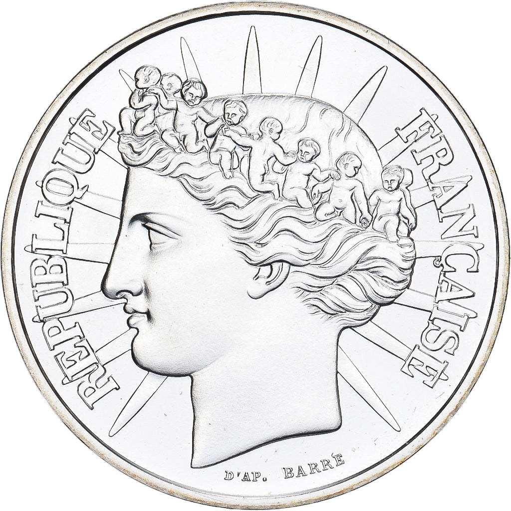 Coin, France, Fraternité, 100 Francs, 1988, Monnaie de Paris, ESSAI, MS(65-70)