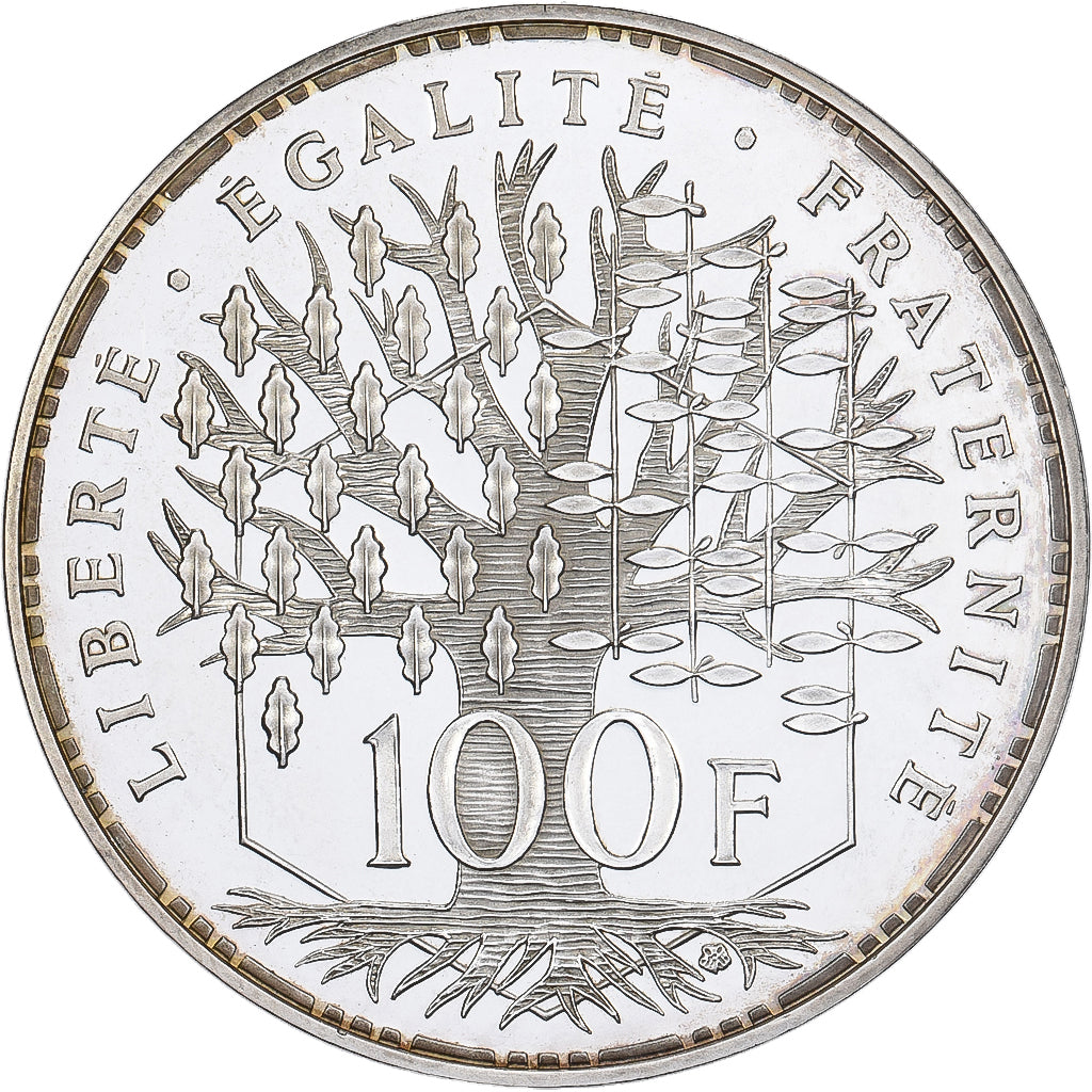 Francia, 100 Francs, Panthéon, 1991, Paris, FS, Argento, SPL, Gadoury:898a