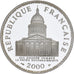 Francia, 100 Francs, Panthéon, 2000, Paris, Prueba, Plata, SC+, Gadoury:898a