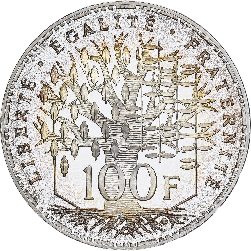 Francia, 100 Francs, Panthéon, 2000, Paris, Prueba, Plata, SC+, Gadoury:898a