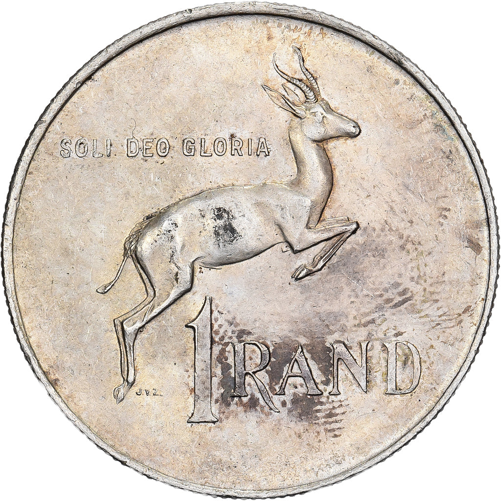Południowa Afryka, Rand, 1966, Srebro, EF(40-45), KM:71.2
