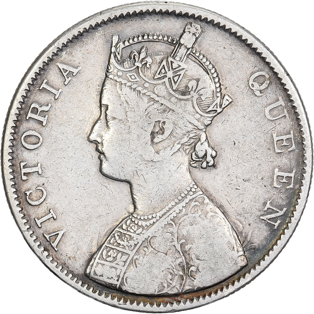British India, Victoria, Rupee, 1862, Silver, VF(20-25), KM:473.1