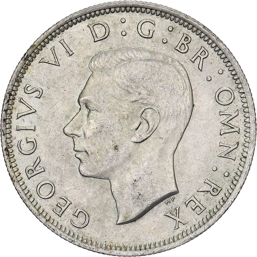 Großbritannien, George VI, 1/2 Crown, 1942, Silber, SS+, KM:856