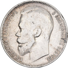 Russia, Nicholas II, Rouble, 1900, Saint Petersburg, Silver, VF(30-35), KM:59.3