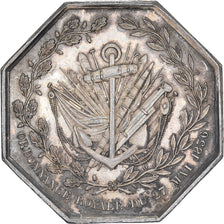 Francia, ficha, L’Union des Ports, 1836, Argento, SPL-