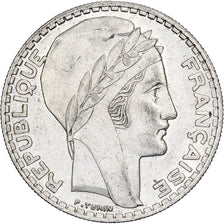 Frankrijk, 20 Francs, Turin, 1934, Paris, Zilver, PR+, Gadoury:852, KM:879