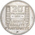 France, 20 Francs, Turin, 1934, Paris, Silver, MS(63), Gadoury:852, KM:879