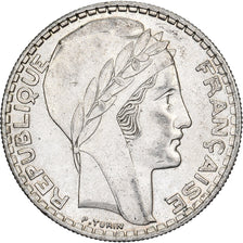 Francia, 20 Francs, Turin, 1938, Paris, Argento, BB+, Gadoury:852, KM:879