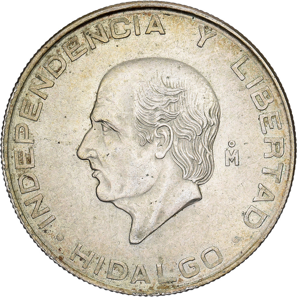 Mexique, 5 Pesos, 1956, Mexico City, Argent, TTB, KM:469