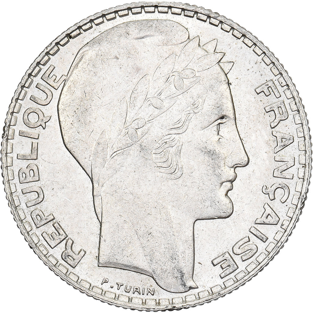 Frankreich, 10 Francs, Turin, 1939, Paris, Silber, VZ, Gadoury:801, KM:878