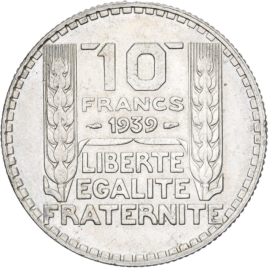 Frankreich, 10 Francs, Turin, 1939, Paris, Silber, VZ, Gadoury:801, KM:878