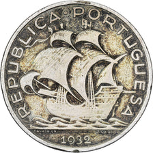 Portugal, 10 Escudos, 1932, Silber, S+, KM:582