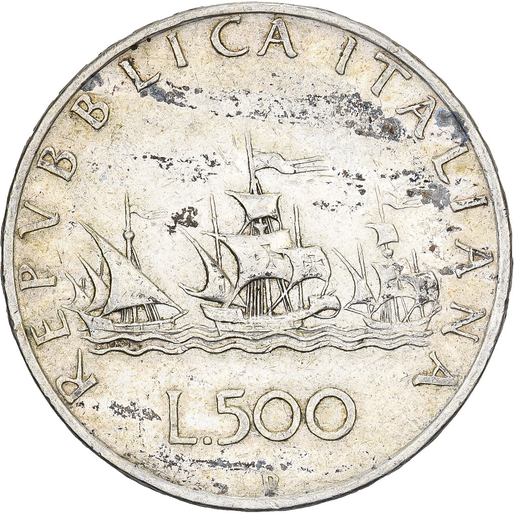 Italie, 500 Lire, 1960, Rome, Argent, TTB, KM:98