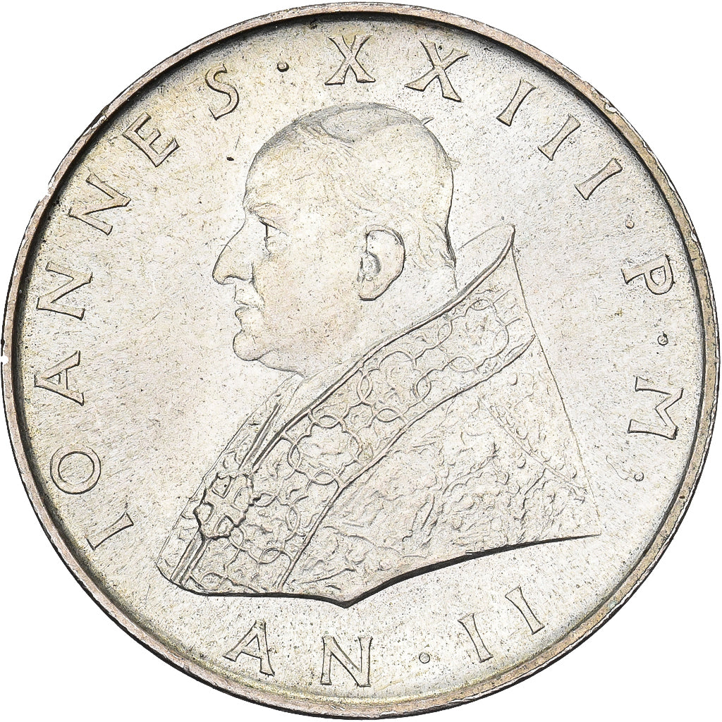 Vatican, John XXIII, 500 Lire, 1960, Argent, SUP+, KM:65.2