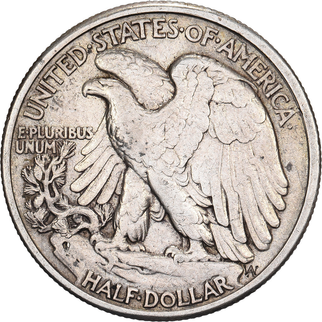 Stati Uniti, Half Dollar, Walking Liberty, 1942, U.S. Mint, Argento, MB+, KM:142