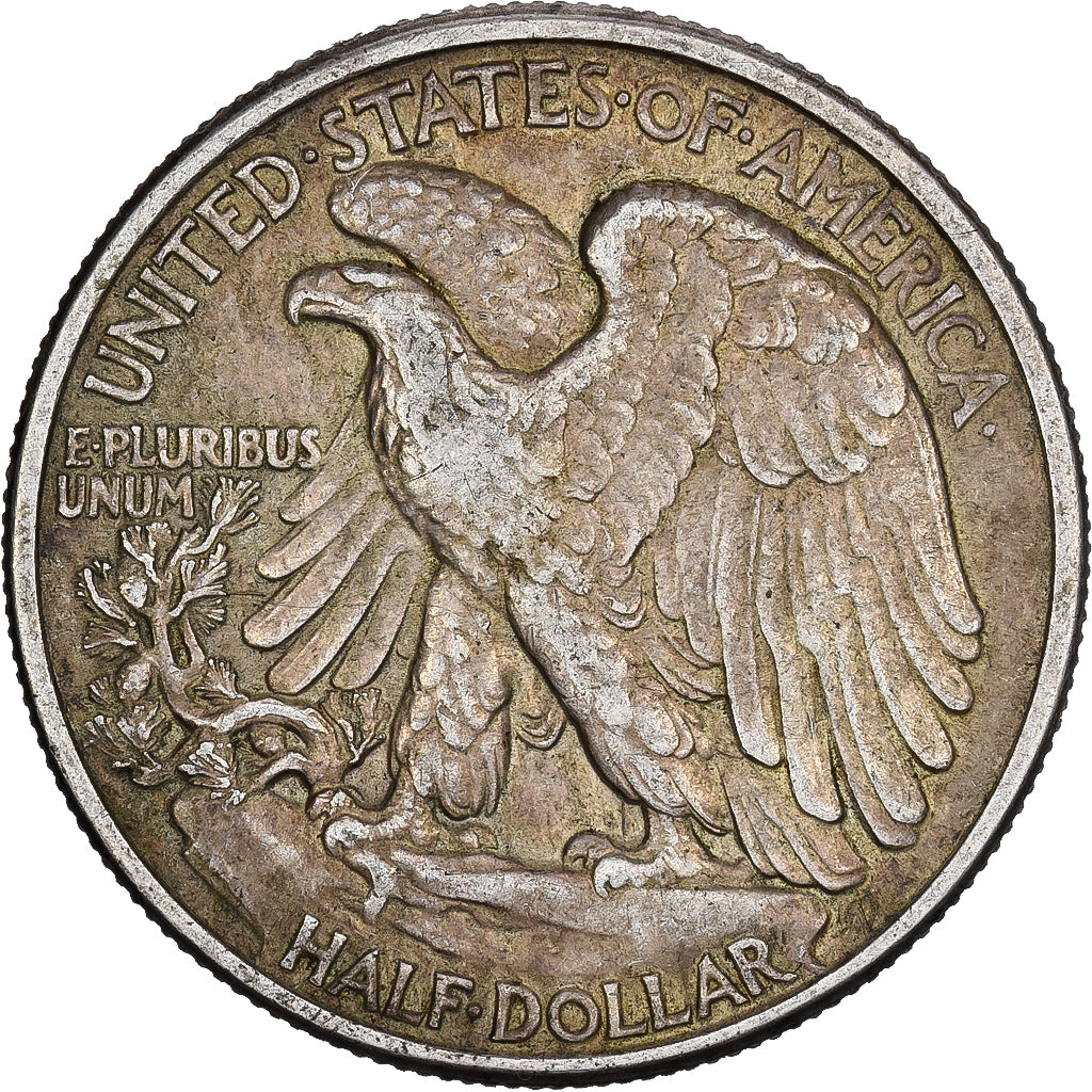 Stati Uniti, Half Dollar, Walking Liberty, 1942, U.S. Mint, Argento, MB+, KM:142