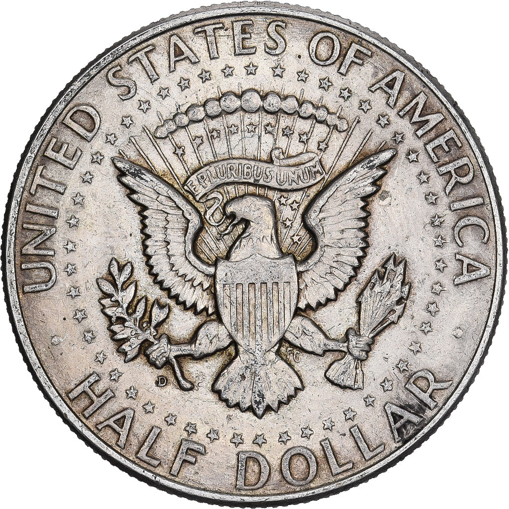 Stati Uniti, Half Dollar, Kennedy Half Dollar, 1964, Philadelphia, Argento, BB