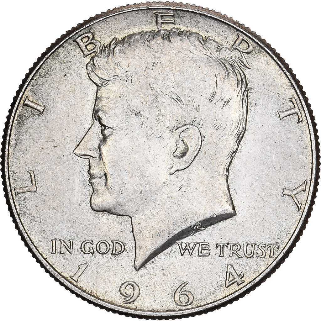 Stati Uniti, Half Dollar, Kennedy Half Dollar, 1964, Philadelphia, Argento