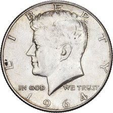 Stati Uniti, Half Dollar, Kennedy Half Dollar, 1964, Philadelphia, Argento, SPL