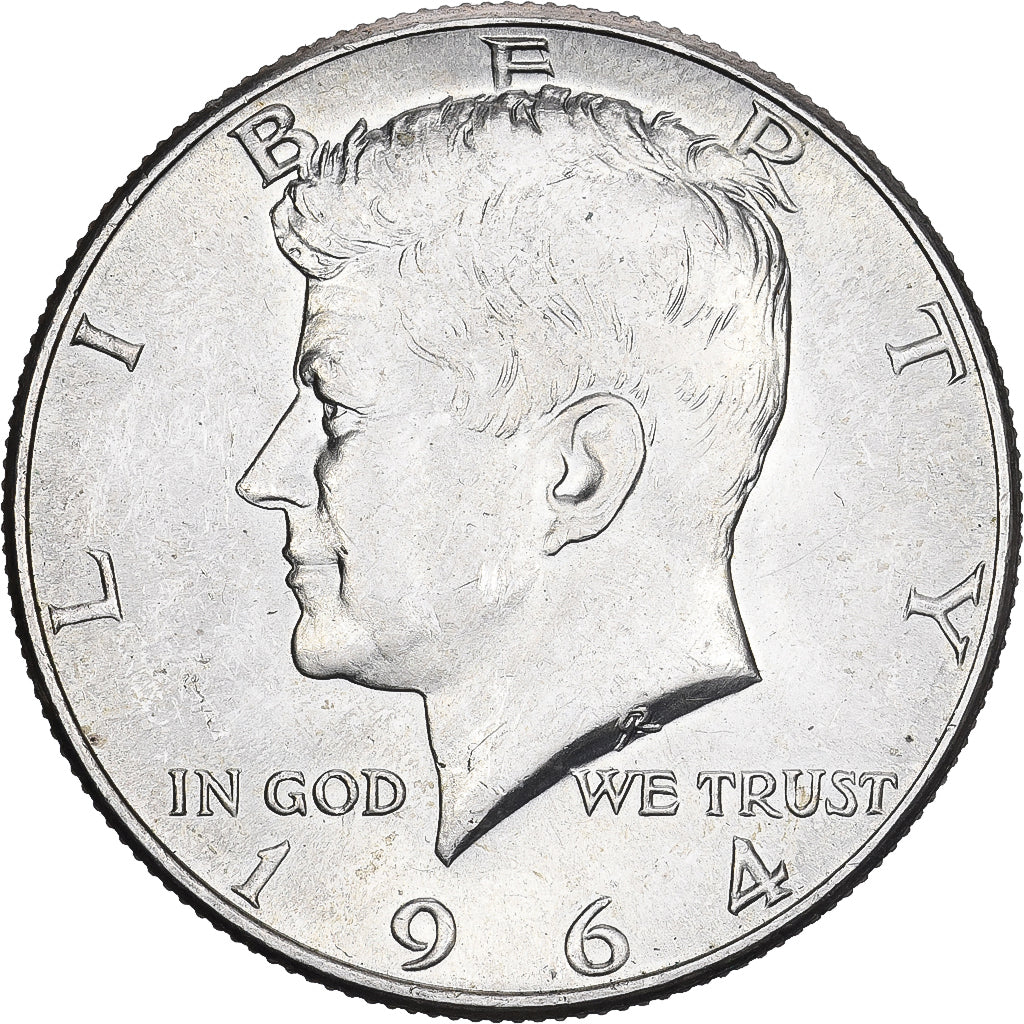 États-Unis, Half Dollar, Kennedy Half Dollar, 1964, Philadelphie, Argent, SUP+
