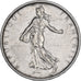 Frankrijk, 5 Francs, Semeuse, 1968, Paris, Zilver, ZF, Gadoury:770, Le