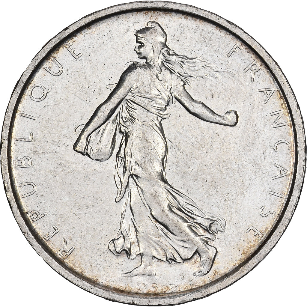 France, 5 Francs, Semeuse, 1969, Paris, Argent, SUP, KM:926