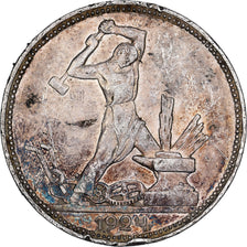 Russland, 50 Kopeks, 1924, Silber, S+