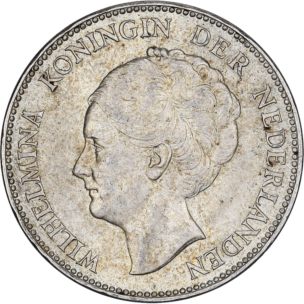 Pays-Bas, Wilhelmina I, Gulden, 1940, Argent, SUP, KM:161.1