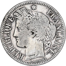 Frankreich, 2 Francs, Cérès, 1871, Bordeaux, Silber, S, Gadoury:529, KM:816.2