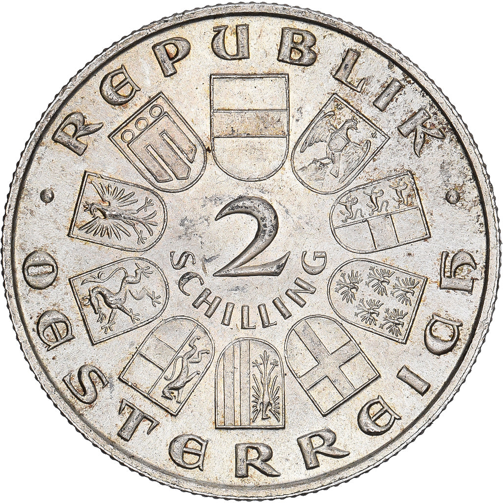 Österreich, 2 Schilling, 1932, Silber, SS+, KM:2848