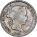 Spanien, Isabel II, 40 Centimos, 1866, Madrid, Silber, SGE+, KM:628.2